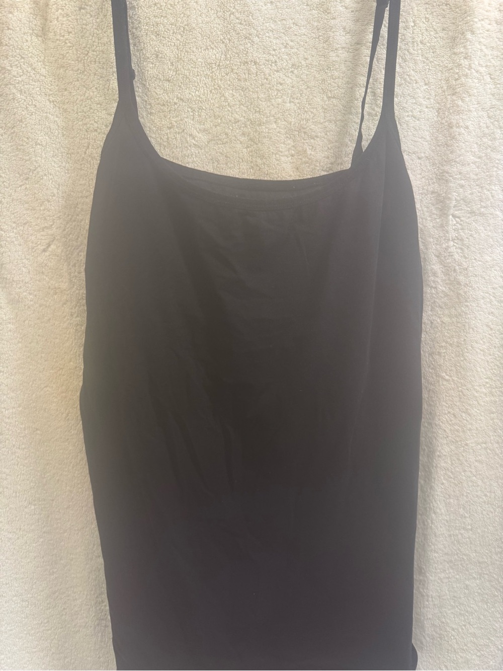 PACT Organic Cotton Built in Shelf Bra BLACK Cami TankTop 2XL XXL 2 available!